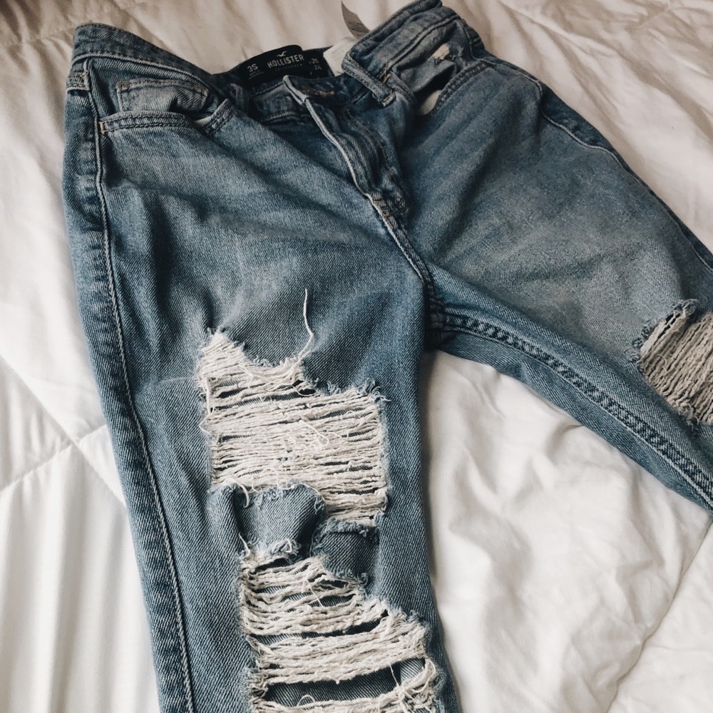 Hollister high rise super skinny crop vintage
